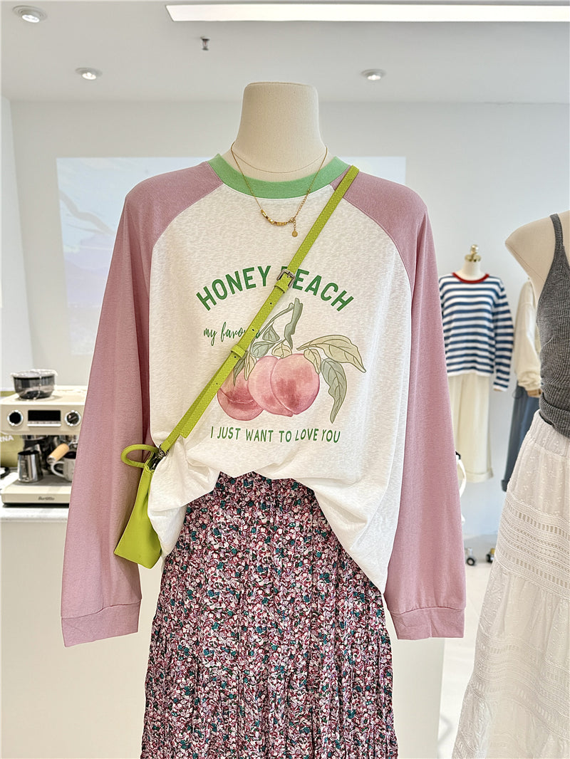 【tops】ラグランスリーブTシャツG22883