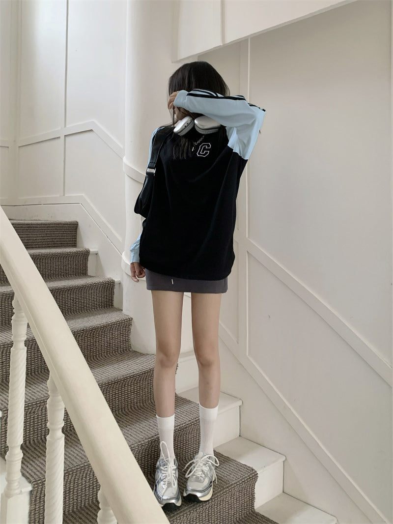 【tops】ラウンドネックパーカーG22905