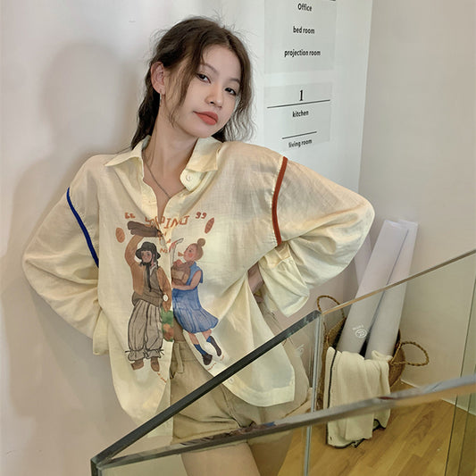 【tops】カートゥーンブラウスG22914