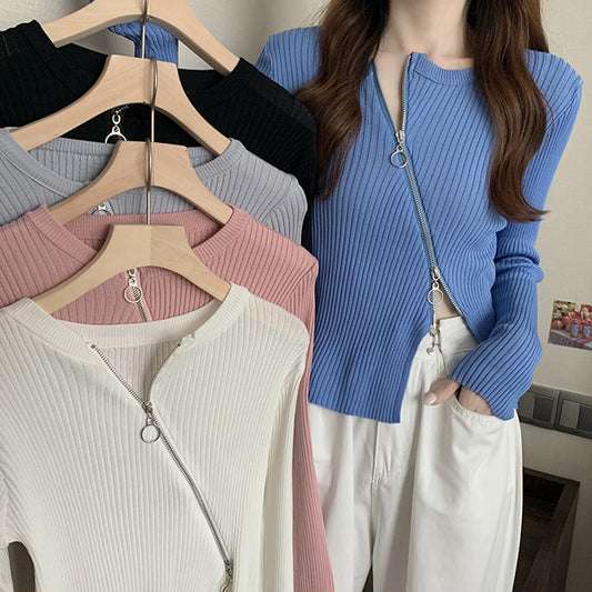 【tops】イレギュラーニットトップスG22925