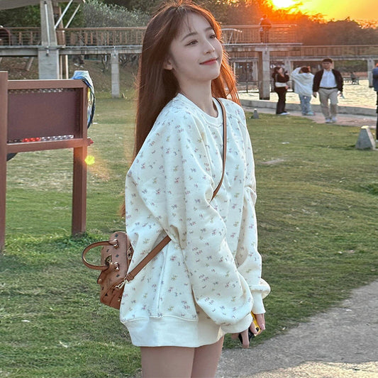 【tops】ラウンドネック薄手パーカーG22926