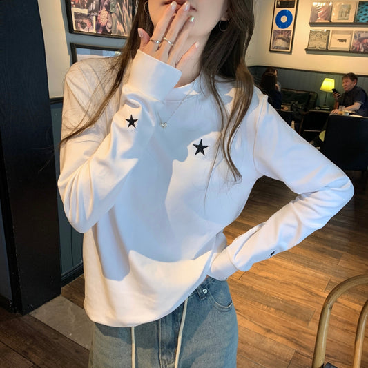 【tops】長袖星柄TシャツG22944