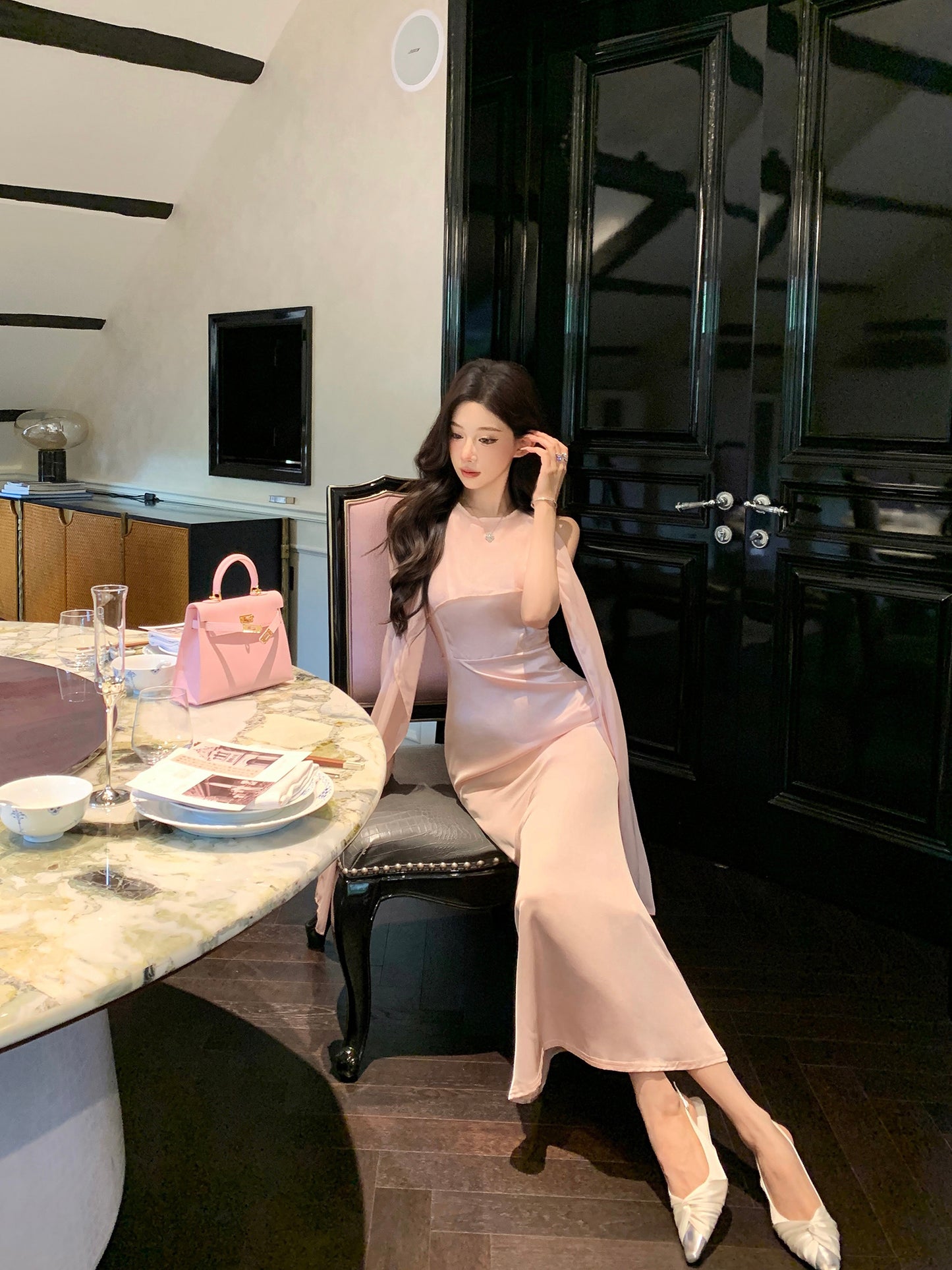 【dress】フランス風デートワンピースG22953