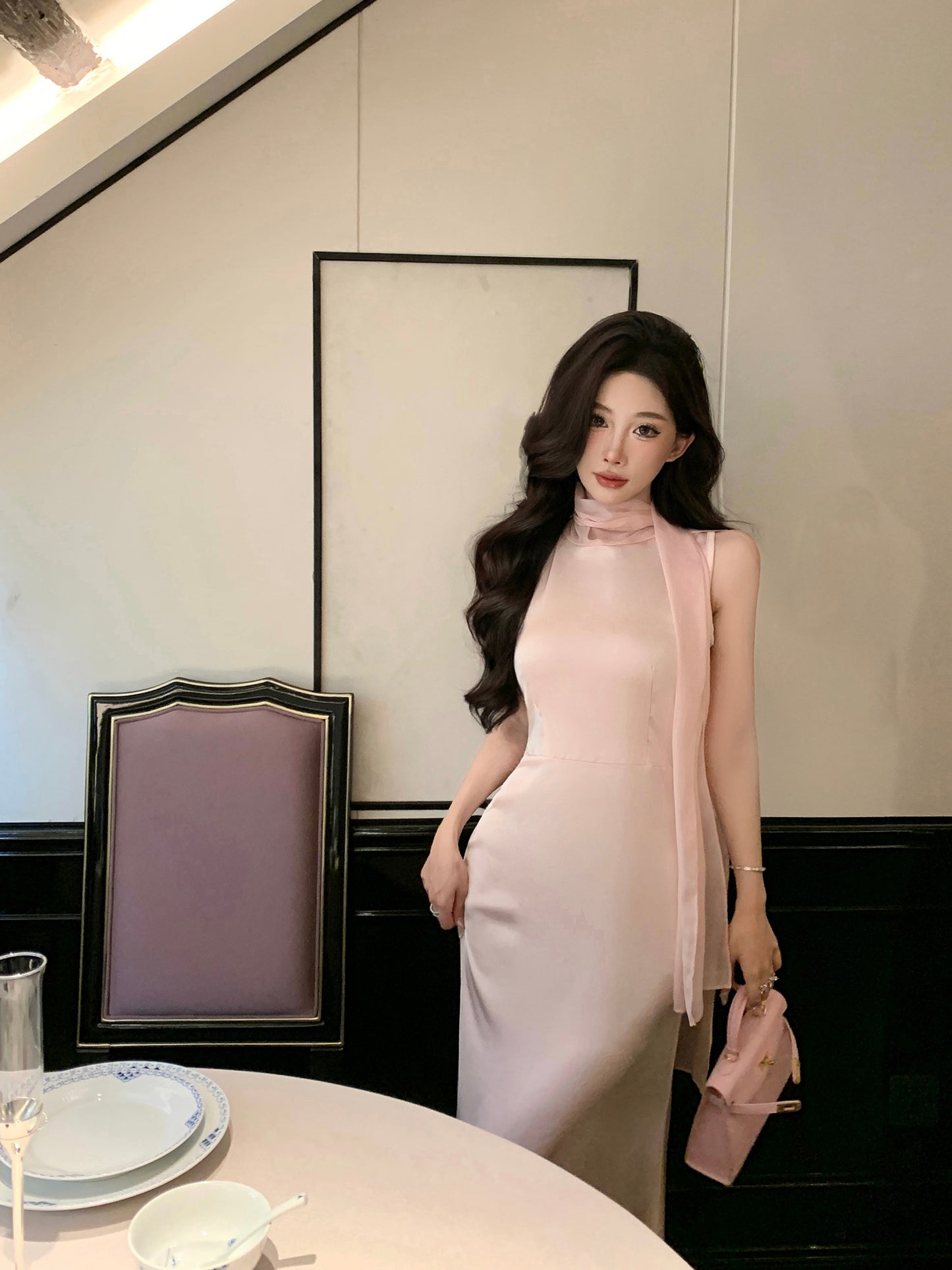 【dress】フランス風デートワンピースG22953