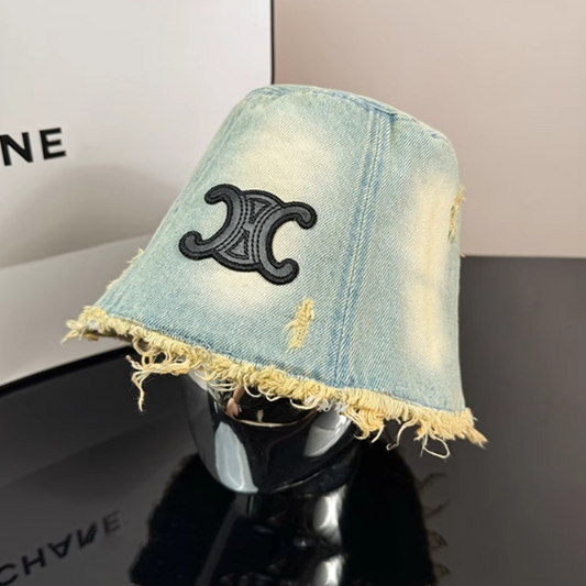 【小物】2色デニムサファリハットG22968