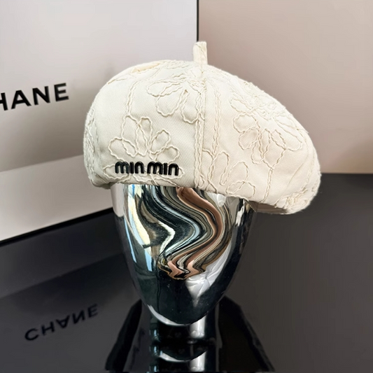 【小物】3色小顔効果ベレー帽G22969