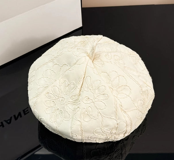 【小物】3色小顔効果ベレー帽G22969