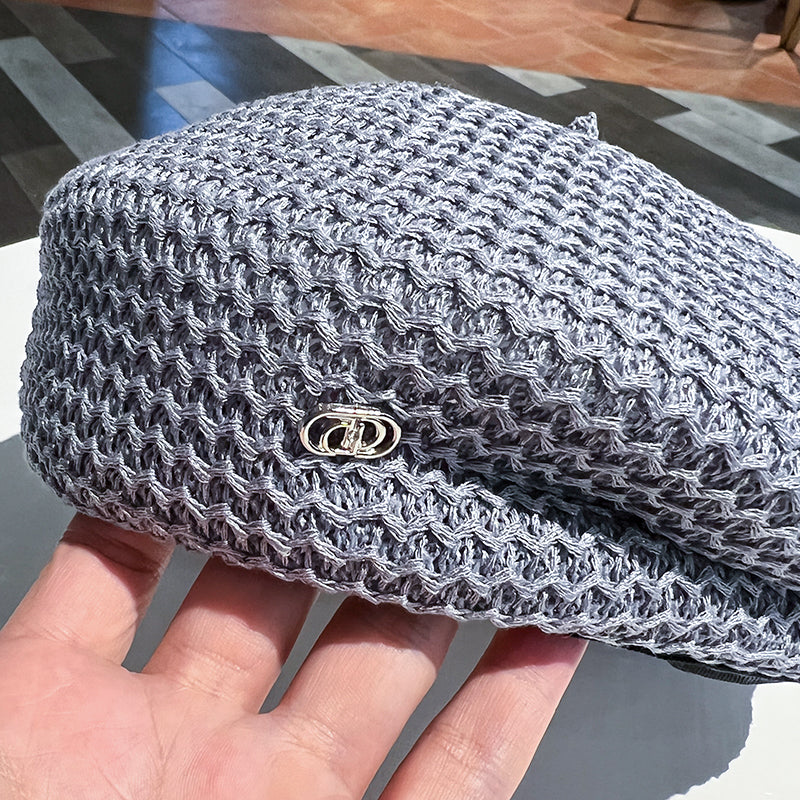 【小物】5色小顔効果ベレー帽G22978