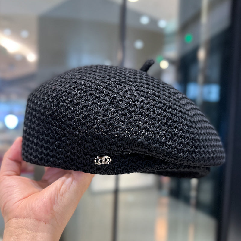 【小物】5色小顔効果ベレー帽G22978