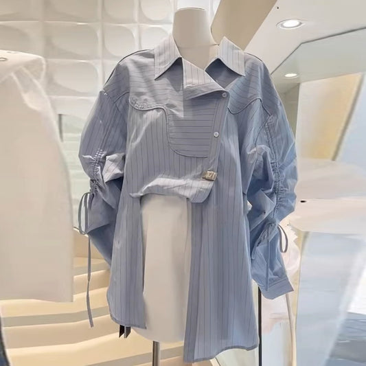 【tops】ストライプ柄シャツG22986