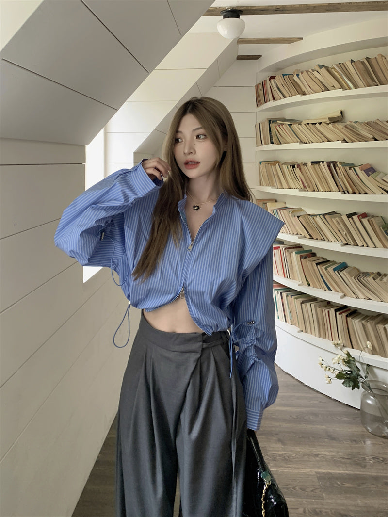 【tops】デザイン長袖シャツG22987