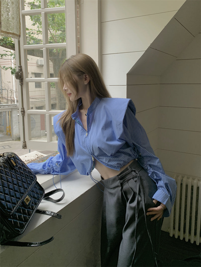 【tops】デザイン長袖シャツG22987