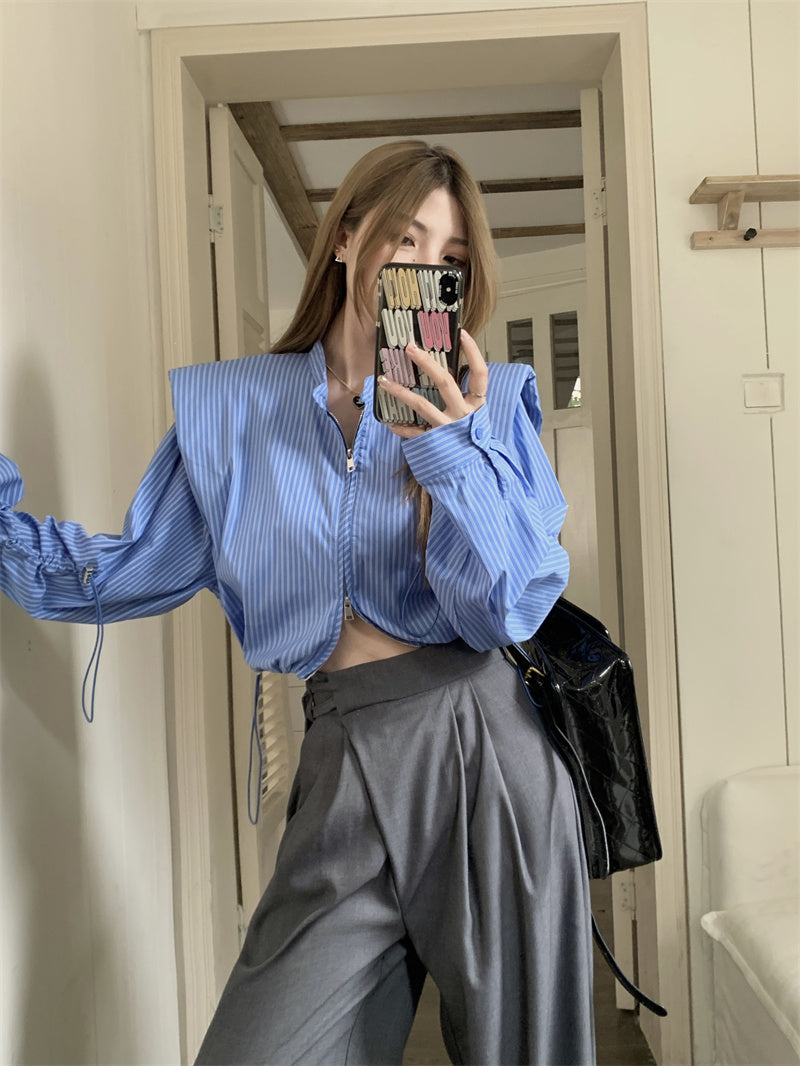 【tops】デザイン長袖シャツG22987