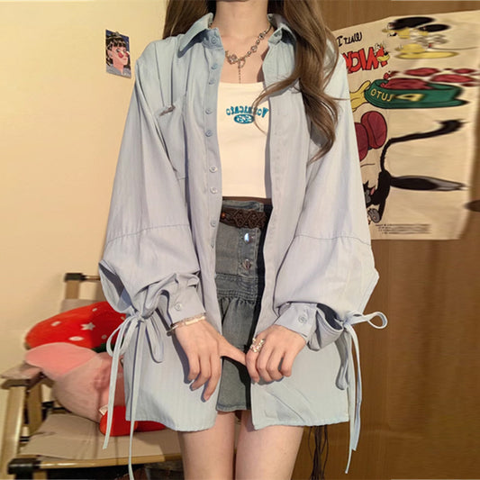 【tops】デザイン長袖シャツG22997