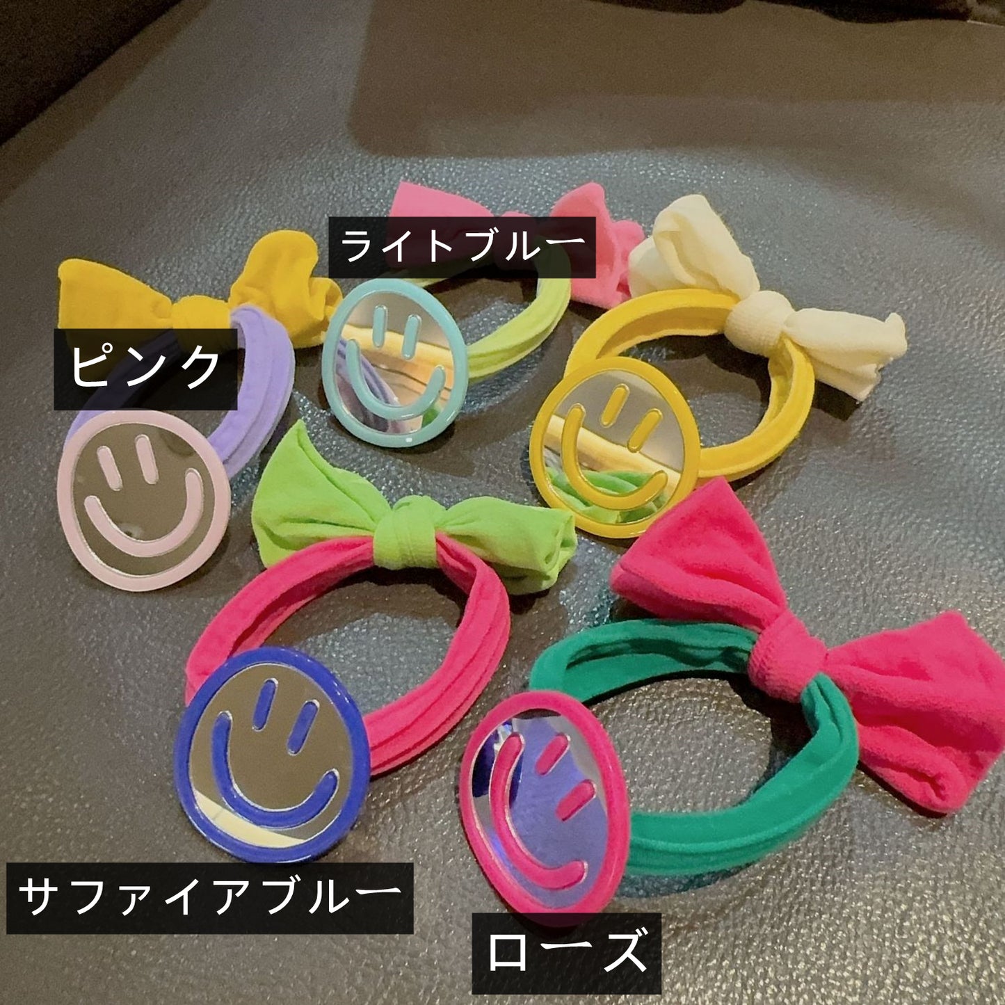 【小物】5色シュシュヘアゴムG23022