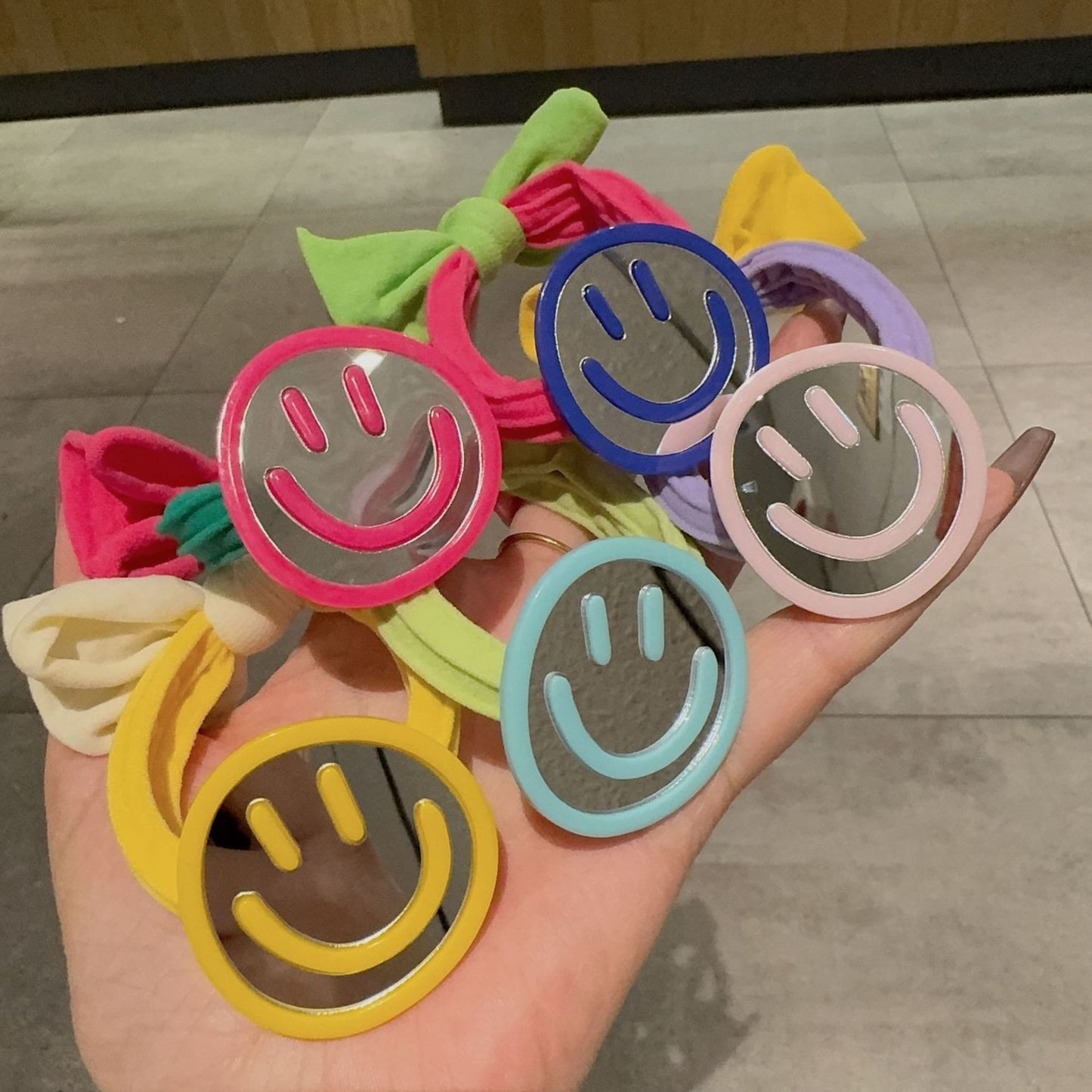 【小物】5色シュシュヘアゴムG23022