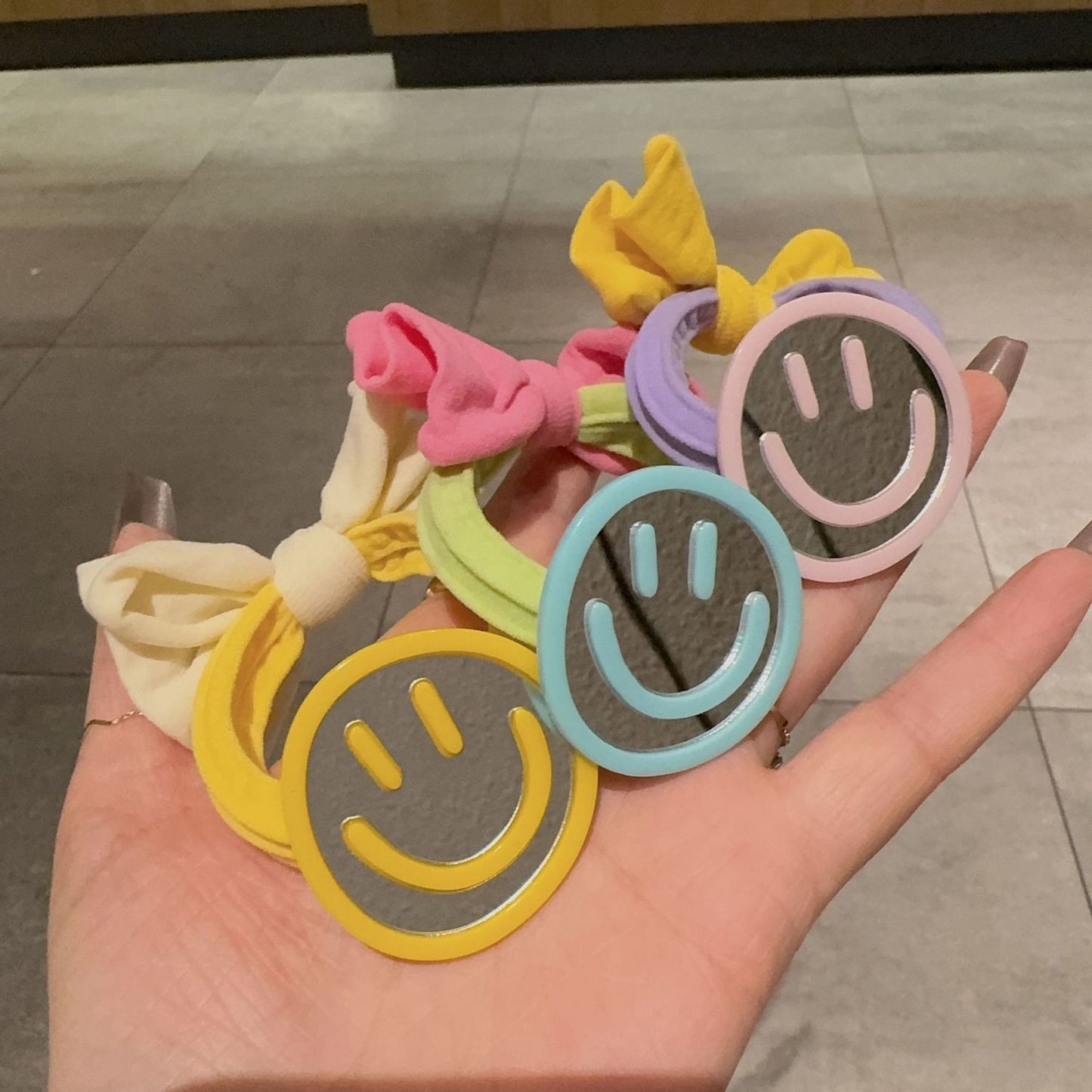 【小物】5色シュシュヘアゴムG23022