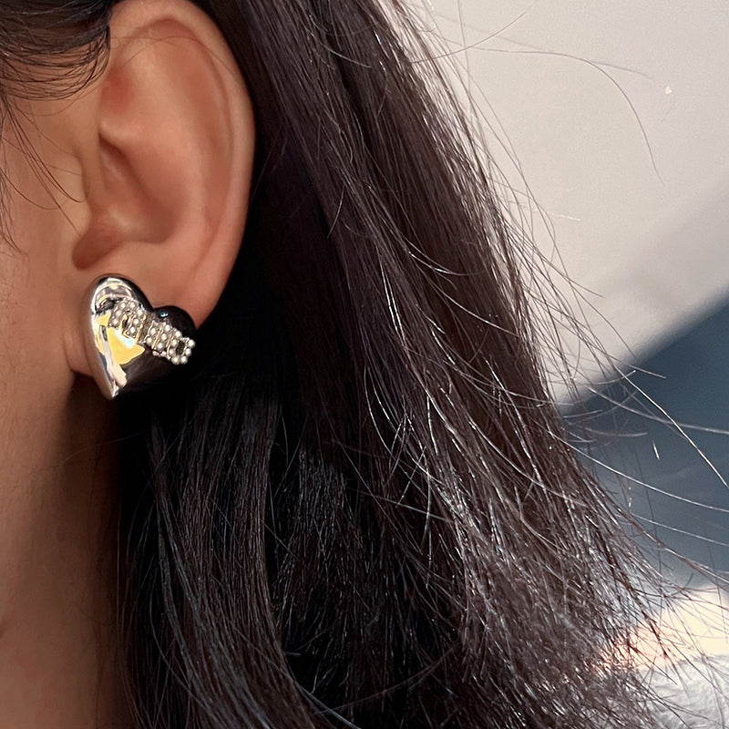 【小物】ハート柄ピアスアクセサリーG23031