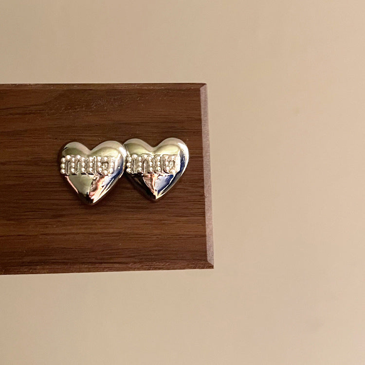 【小物】ハート柄ピアスアクセサリーG23031