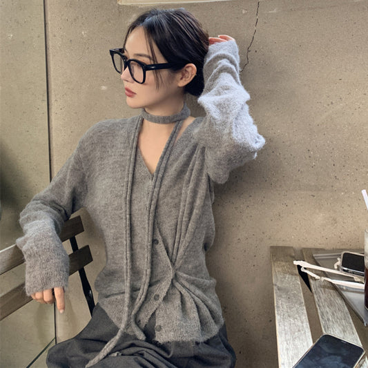 【tops】Vネック長袖セーターG23061