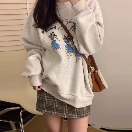 【tops】ラウンドネックパーカーG23070