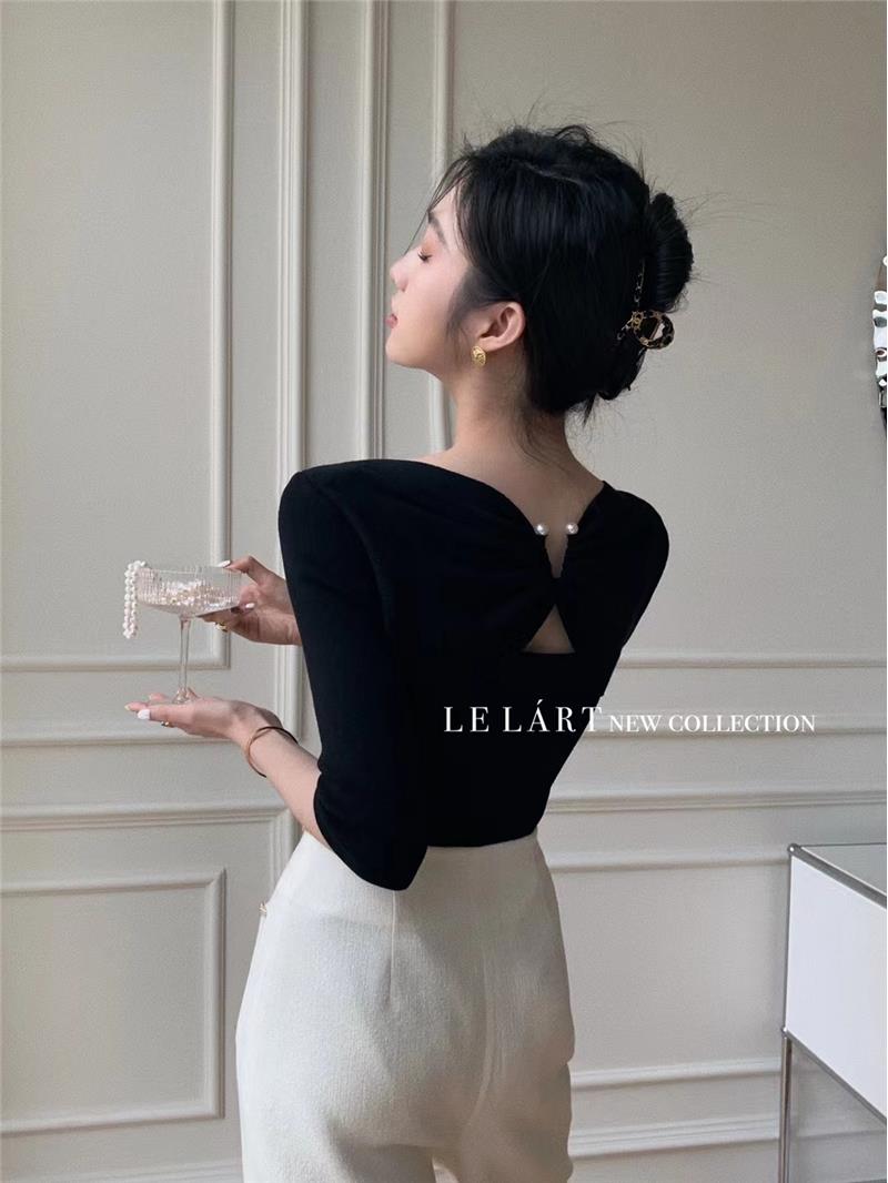 【tops】バックで綺麗TシャツG23106
