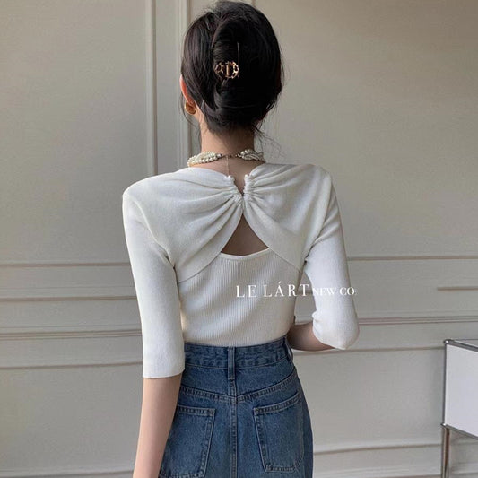 【tops】バックで綺麗TシャツG23106