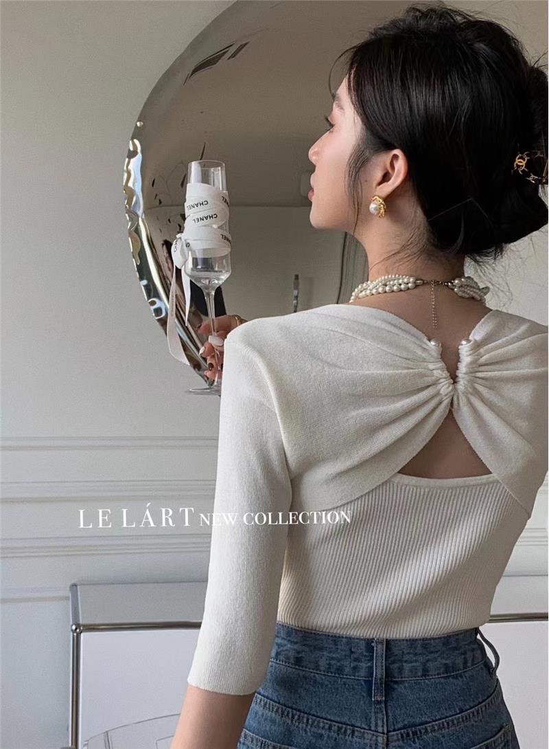 【tops】バックで綺麗TシャツG23106
