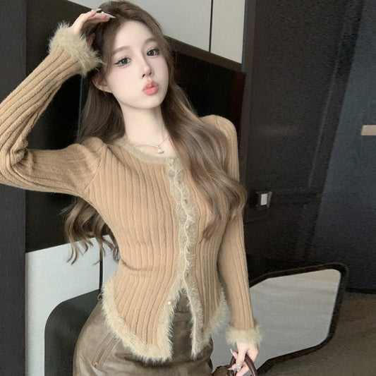 【tops】長袖ニットセーターG23117