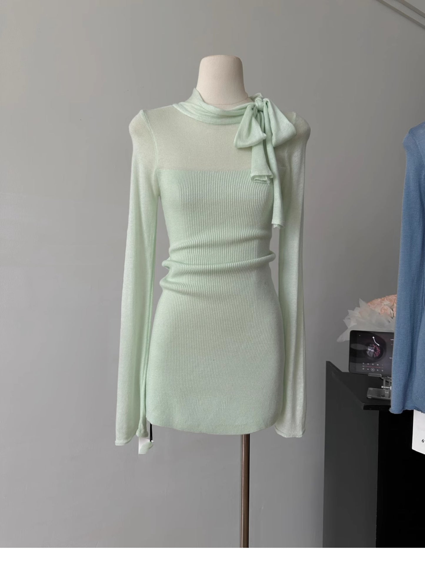 【dress】セクシーニットワンピースG23163