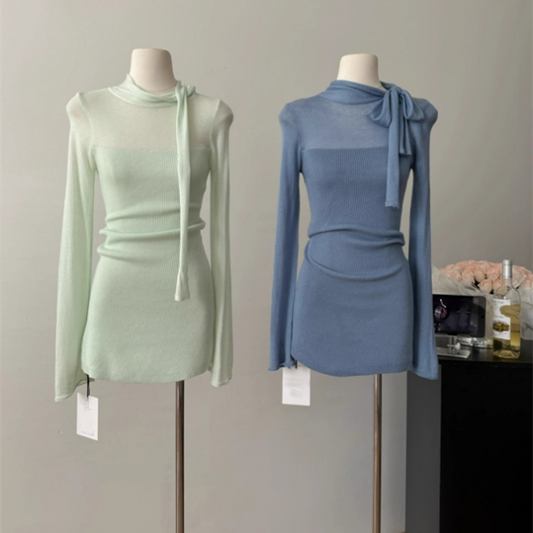 【dress】セクシーニットワンピースG23163