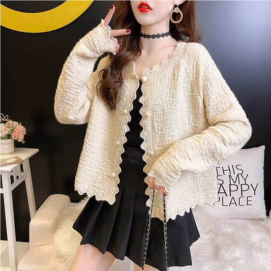 【outer】長袖ニットカーディガンG23187