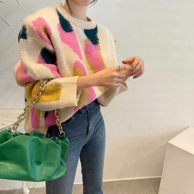 【tops】ニットセーターG23198