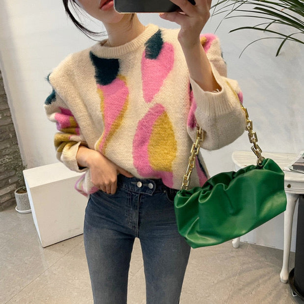 【tops】ニットセーターG23198