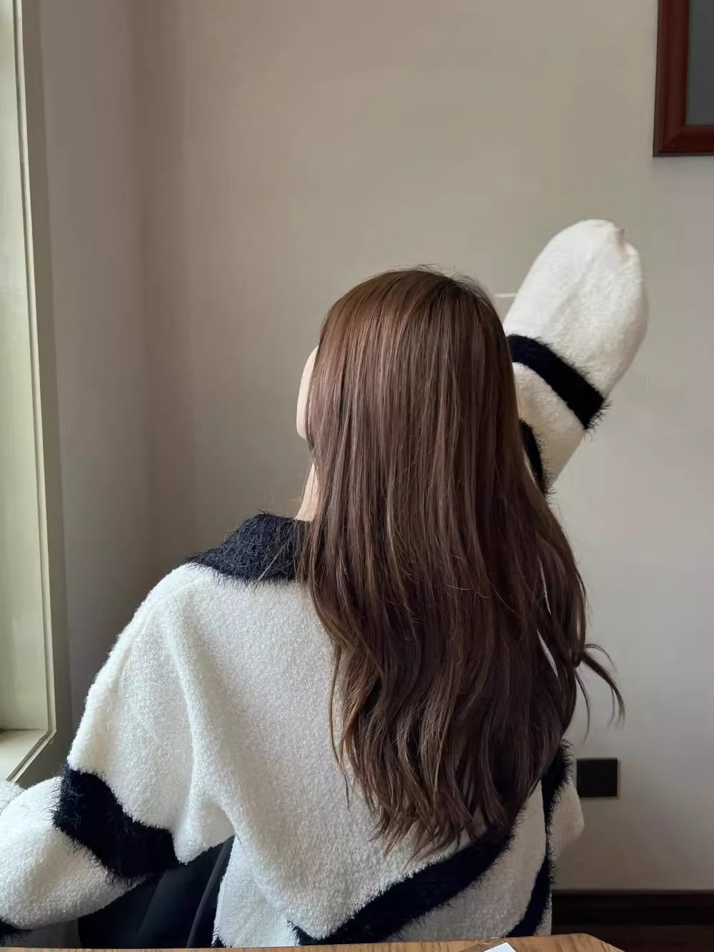 【tops】ランタンスリーブニットセーターG23202