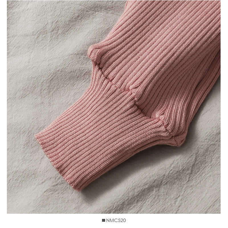 【tops】Vネック長袖ニットセーターG23211