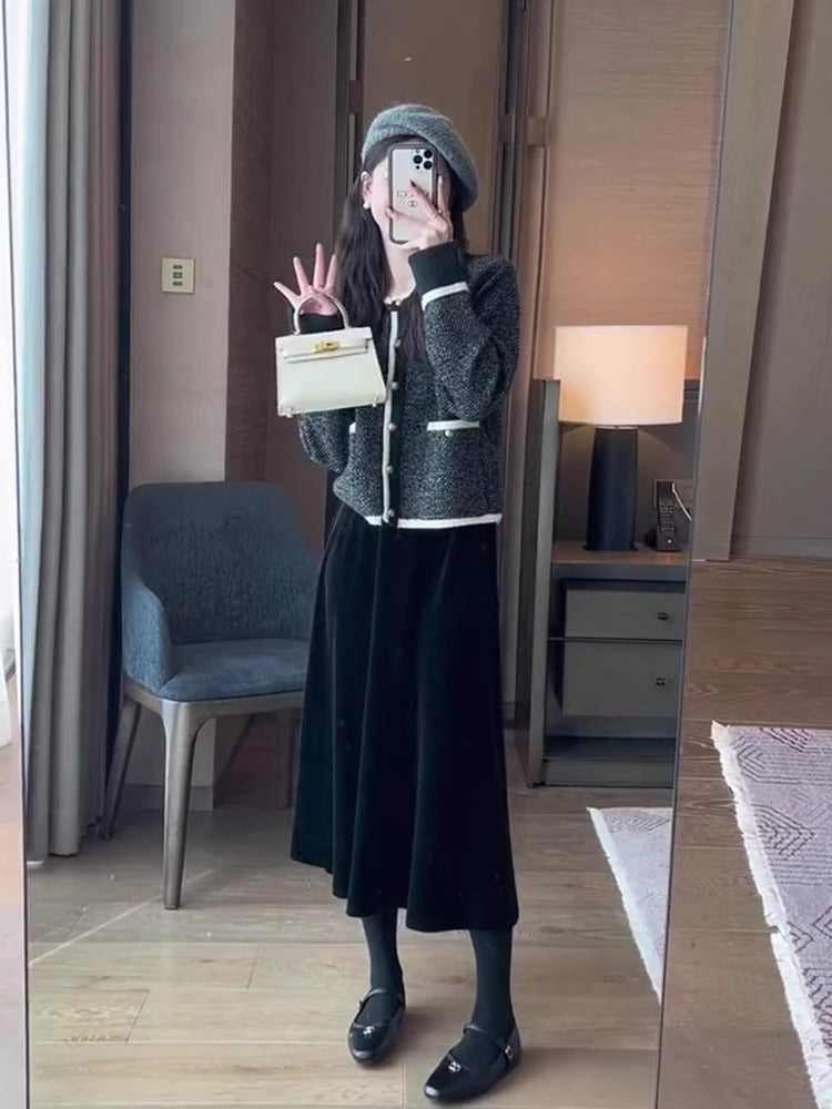 【outer】長袖ニットカーディガンG23260