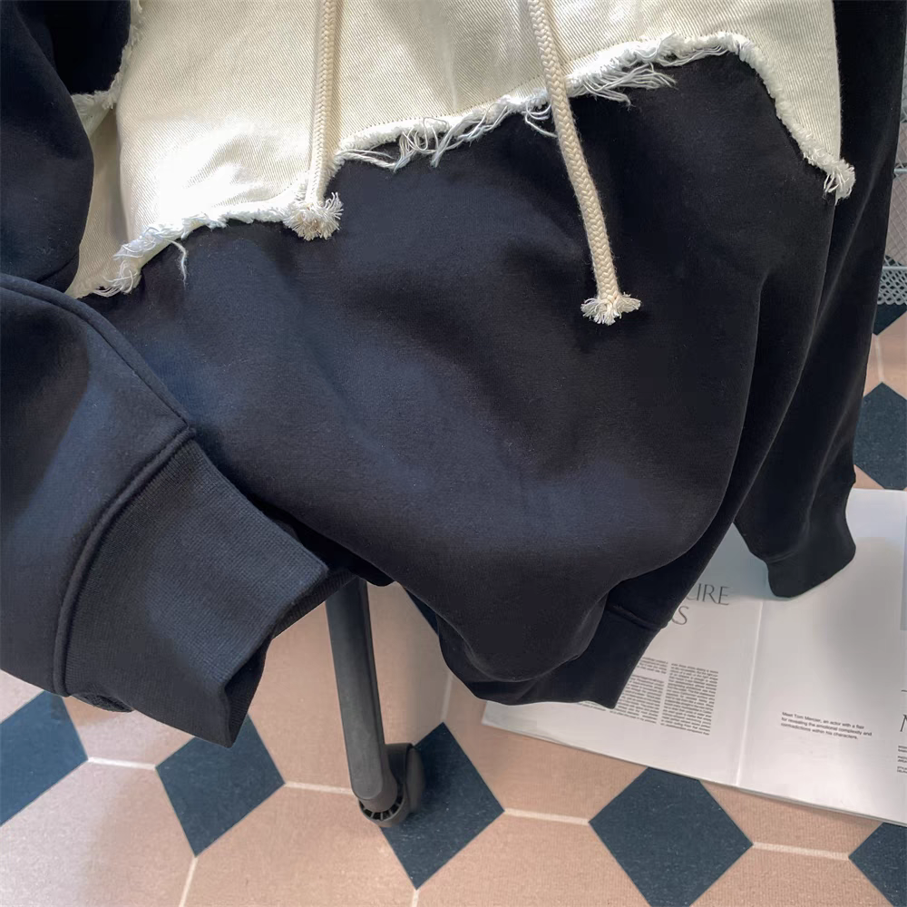 【tops】切り替えフード付きパーカーG23265