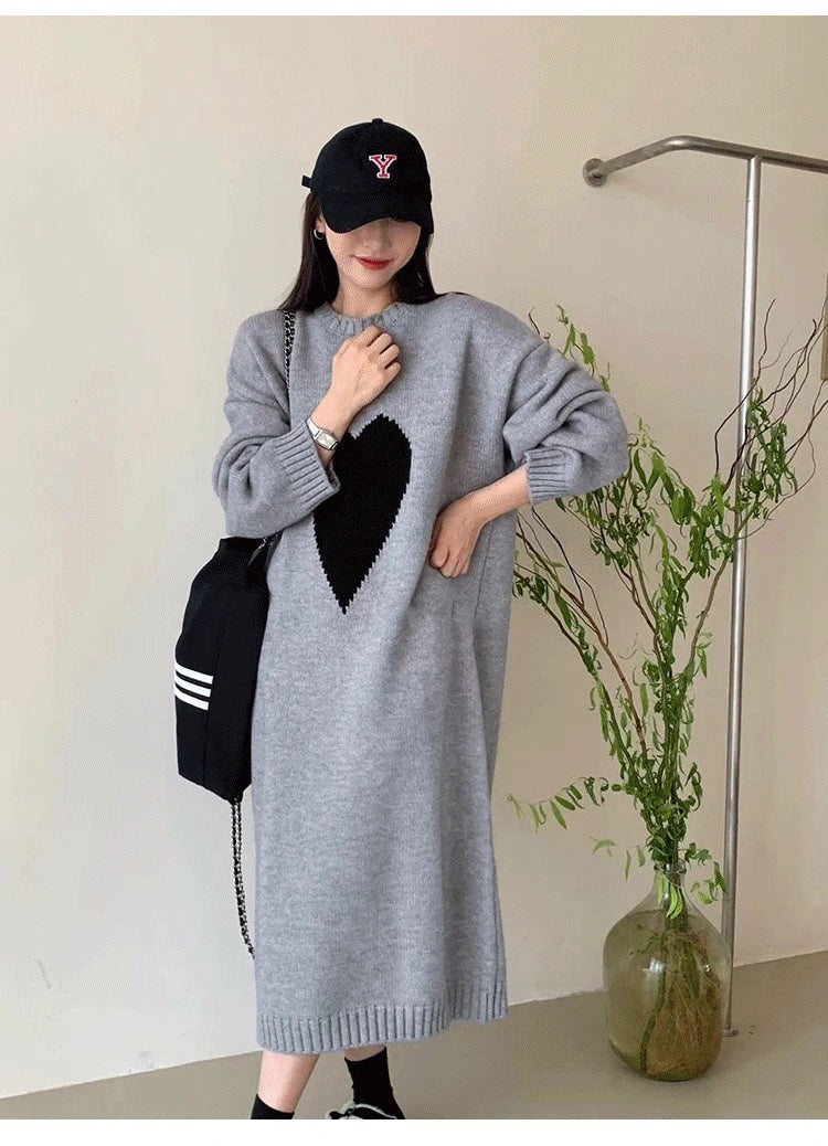 【dress】ゆったり厚手ニットワンピースG23266