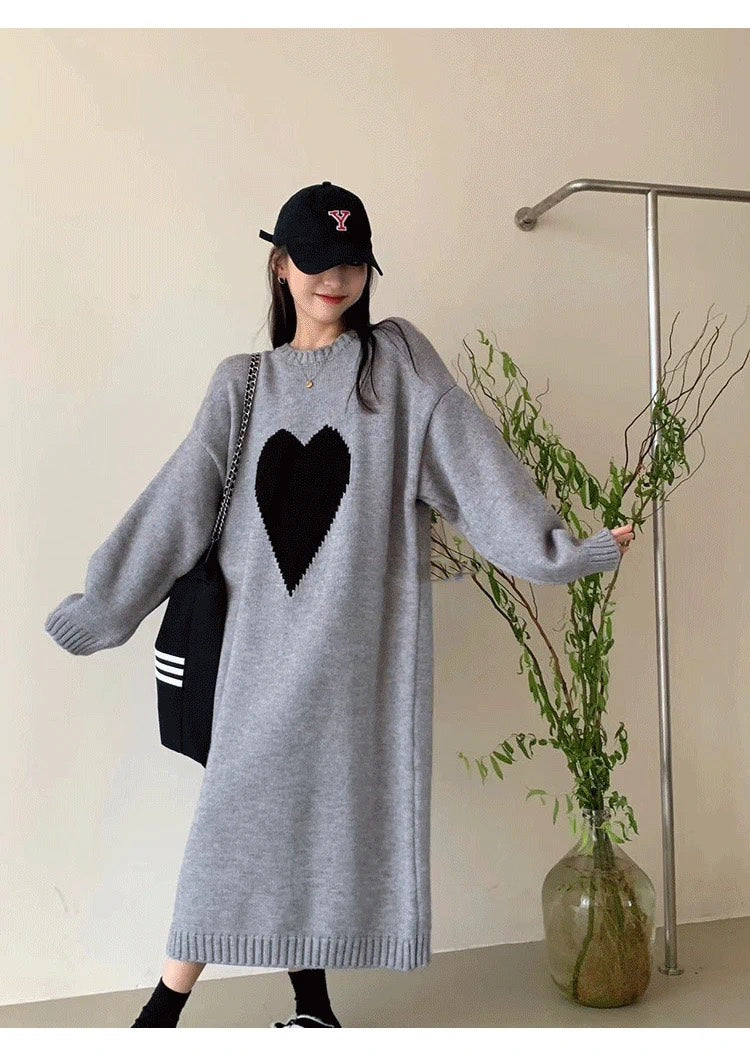 【dress】ゆったり厚手ニットワンピースG23266