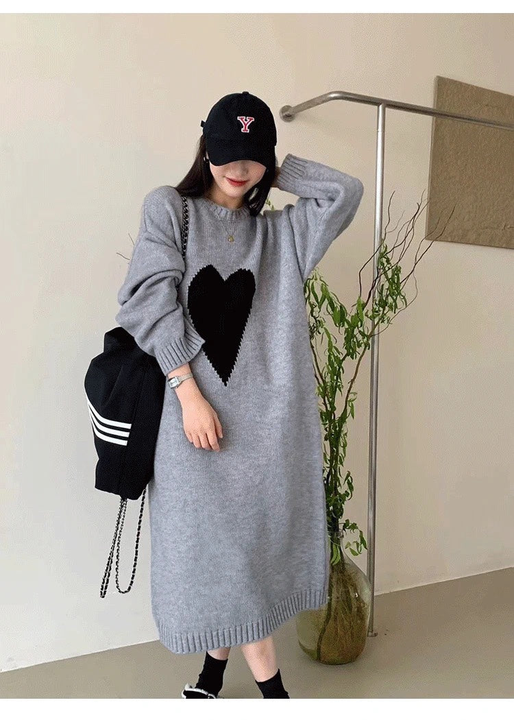 【dress】ゆったり厚手ニットワンピースG23266