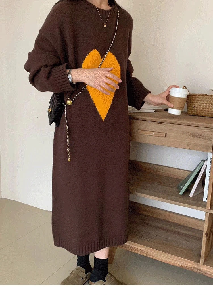 【dress】ゆったり厚手ニットワンピースG23266