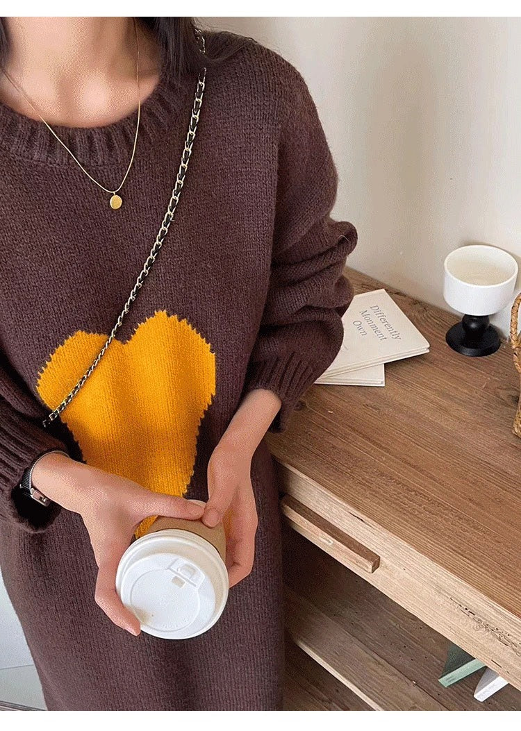 【dress】ゆったり厚手ニットワンピースG23266