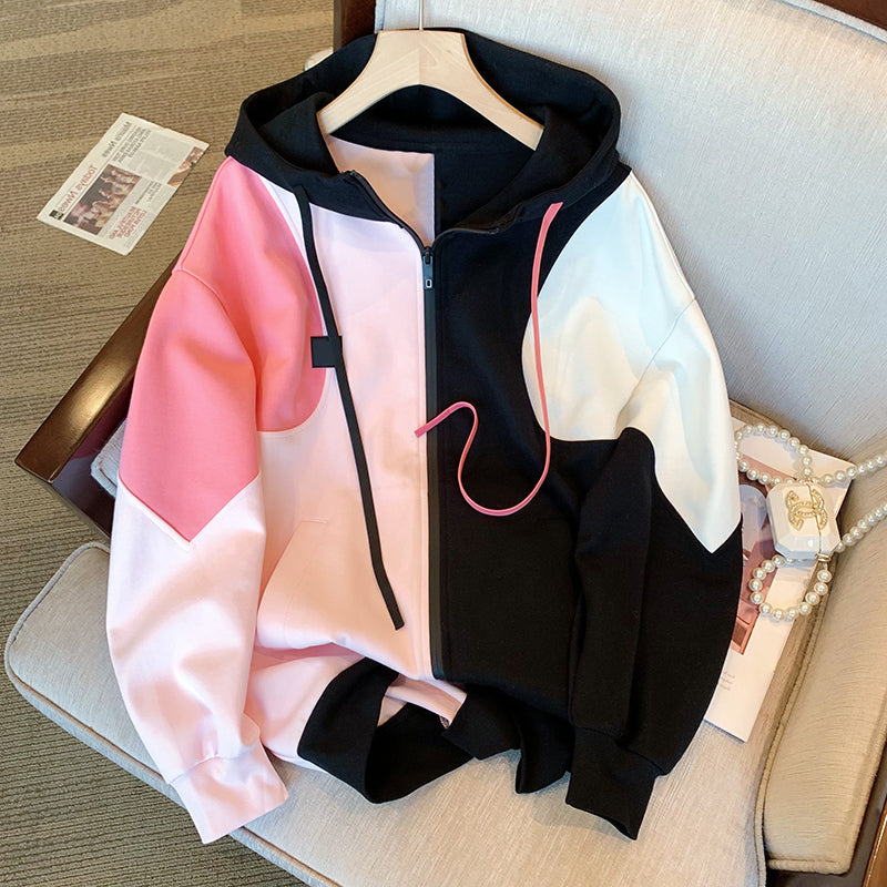 【outer】カラーマッチングフード付きアウターG23269