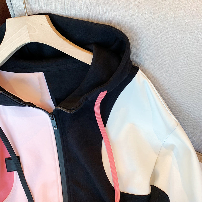 【outer】カラーマッチングフード付きアウターG23269