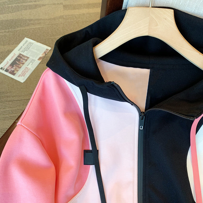 【outer】カラーマッチングフード付きアウターG23269