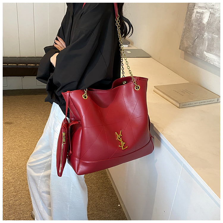 【小物】大容量OL通勤ショルダーバッグG23272