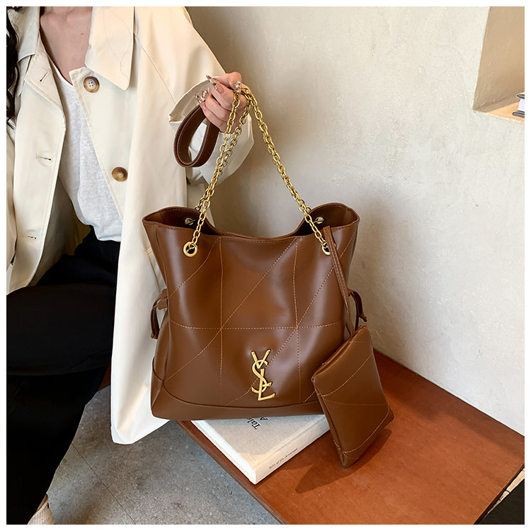 【小物】大容量OL通勤ショルダーバッグG23272