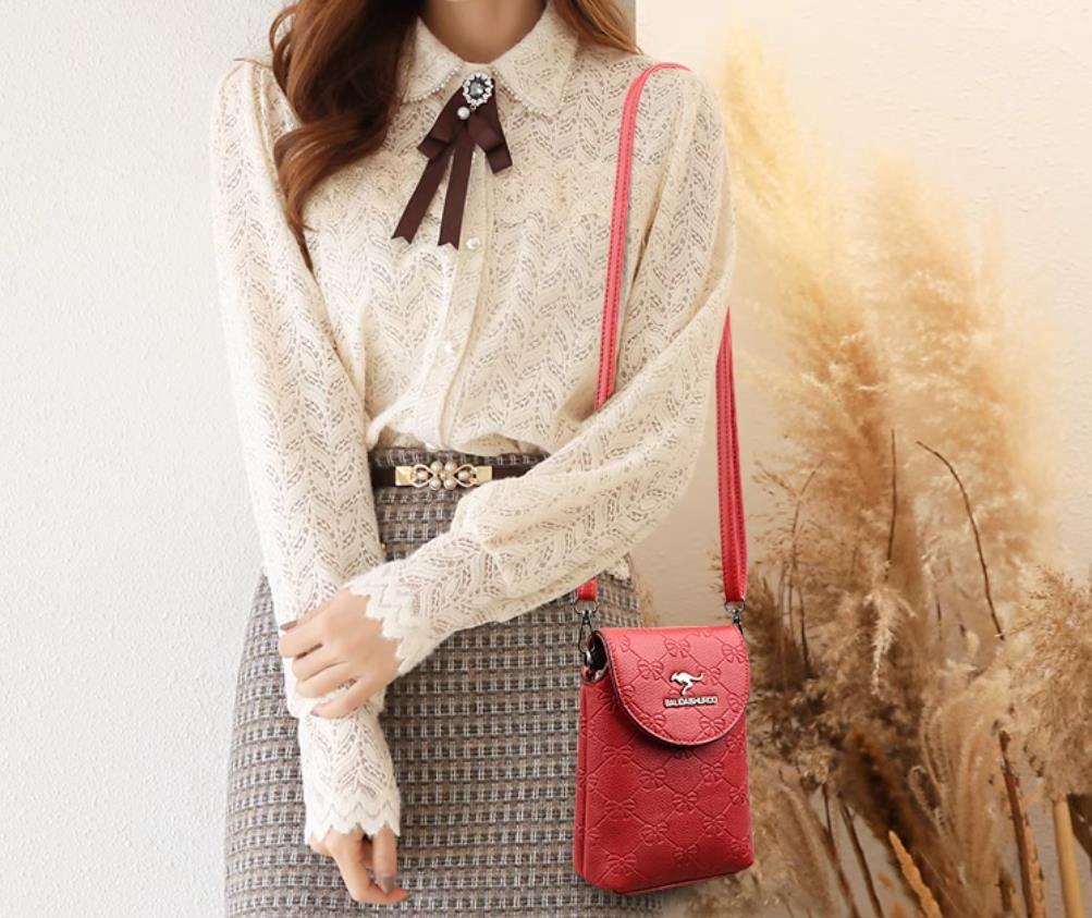 【小物】6色メッセンジャーバッグF8105