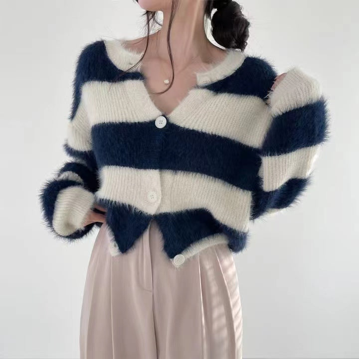 【outer】ゆったりニットカーディガンG23298